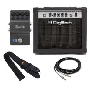  Digitech iStomp Stompbox With DigiTech DG15 15 watt combo 