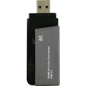  Sd/Ms All In One Card Reader Usb 2.0 Allows 480Mbps 