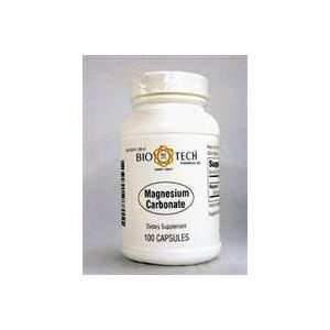  Bio Tech   Magnesium Carbonate   100 caps / 125 mg: Health 