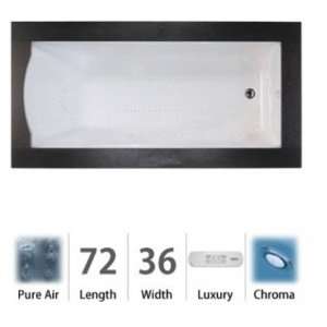 FUZ7236 ARL 4CX 72 x 36 Fuzion Drop In Luxury Pure Air Bathtub with 