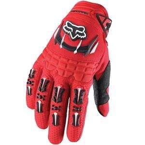  Fox Racing Pee Wee Dirtpaw Gloves   Youth X Small/Red 