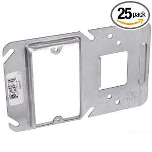 Steel City 52CM14 Outlet Box Support Cover, Square, Single Device, 4 