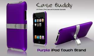 Purple Stand Case Back Cover for iPod Touch 2nd/3rd Gen  