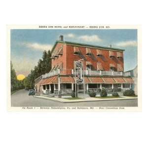Rising Sun Hotel and Restaurant, Maryland Giclee Poster Print, 18x24 