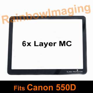 LCD Glass Screen Protector for Canon EOS 550D Rebel T2i  