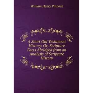   of Scripture History. William Henry Pinnock  Books