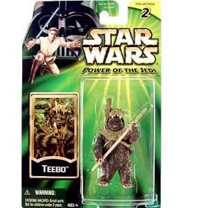  Star Wars Power of the Jedi Action Figure   Teebo (Ewok 
