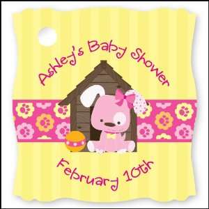     20 Personalized Baby Shower Die Cut Card Stock Tags: Toys & Games