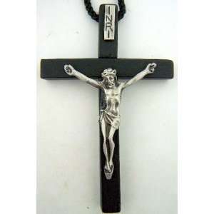    3 1/2 Wooden Religious Catholic Gift Cross Crucifix Jewelry