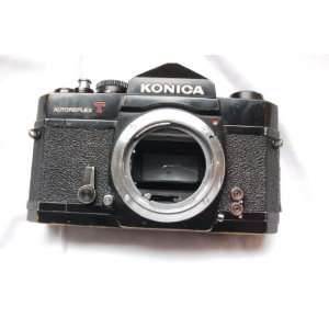  Konica camera with Konica Hexanon AR 135mm f3.5 Lens and 