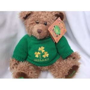 Irish Ciaran Teddy Bear 11 ; Ireland St. Patrick Good Luck Plush Toy 