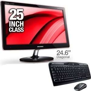  Samsung P2570HD 25 Wide Monitor w/ Mouse/Keyboard 
