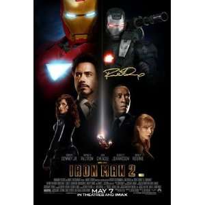  Iron Man 2 16x24 Autographed Final Poster