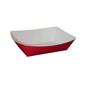  SQP Solid Color Food Tray   #250 Red