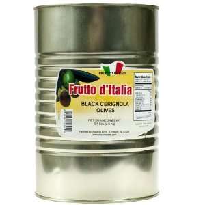 Large Black Cerignola Olives   1 can, 5.5 lb:  Grocery 