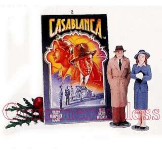   1997 Casablanca   Set of 3 Miniature Ornaments   Oscar Winning Movie