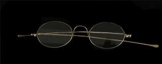 FINE QUALITY OLD SOLID 10K GOLD EYEGLASSES SPECTACLES  