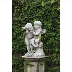  OrlandiStatuary FS69073 Angels Two Cherubs Playing Statue 