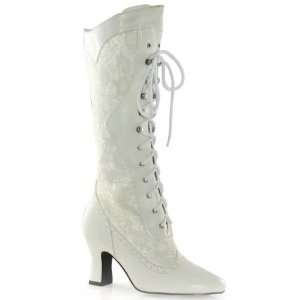   By Ellie Shoes Rebecca Adult Boots / White   Size 9 