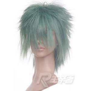  Green Spiky Anime Cosplay Wig Hair Costume: Toys & Games