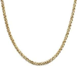  AuraGento Two Tone Spiga Chain Necklace Jewelry