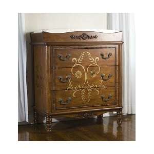  : Green Frog Art Old World Three Drawer Dresser Changing Table: Baby