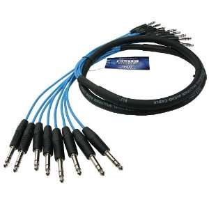  Elite Core 8 Channel 6 TRS TRS (1/4) Patch Snake (Cable 