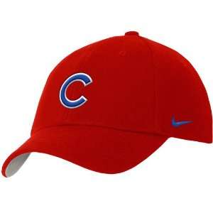  Nike Chicago Cubs Red Wool Classic III Hat: Sports 