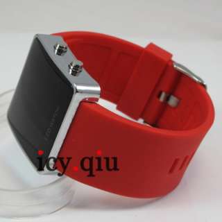 LED Digital Date Sport Watch Fashion Gift Red E5  