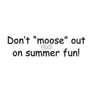  Riley & Company Cling Mount Rubber Stamp Dont Moose Out 