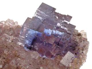 1888 Fluorit fluorite Minerva Mine Cave in Rock USA Illinois  