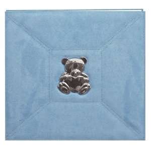  Metal Bear Applique Memory Book, Baby Blue Arts, Crafts & Sewing