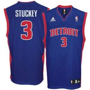  adidas Detroit Pistons #3 Rodney Stuckey Royal Blue 