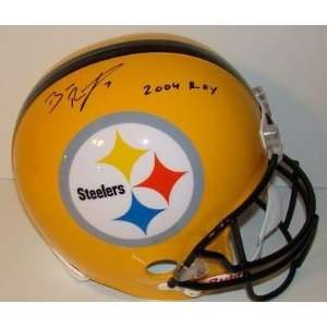 Autographed Ben Roethlisberger Helmet   Replica   Autographed NFL 