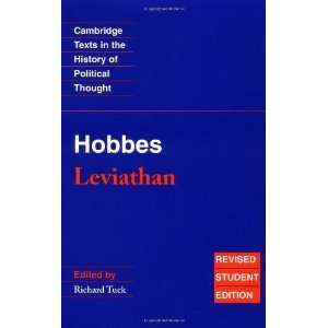  Hobbes Leviathan Revised student edition (Cambridge 