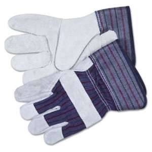 Memphis 12010S   Split Leather Palm Gloves, Gray:  