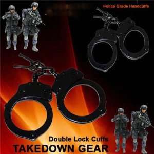    Double Lock Takedown Tactical Handcuffs