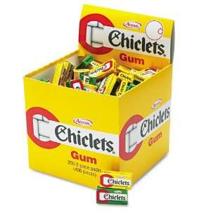 Cadbury Adams Chiclets Chicklets Chewing Gum Large Box, 200 