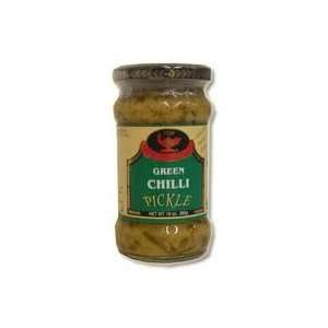 Deep Green Chilli Pickle 10oz  Grocery & Gourmet Food