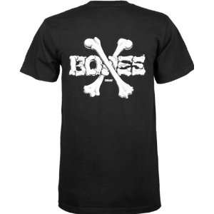  Powell Cross Bones Medium Black Short SLV: Sports 