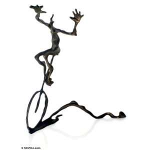  Bronze sculpture, Unicycle