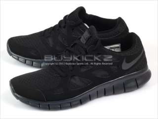 Nike Free Run+ 2 Black/Anthracite Running Lightweight 2012 Mens 443815 