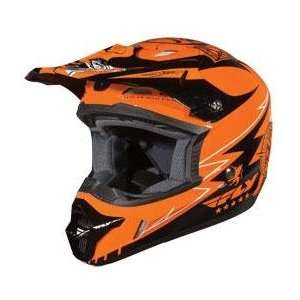 Fly Racing Kinetic Youth Helmet , Color: Orange/Black, Size: Sm XF73 