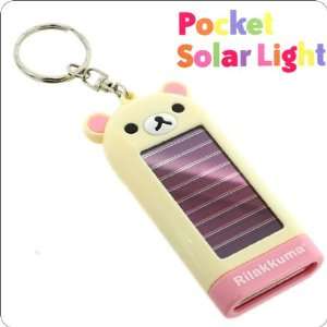  San X Rilakkuma Pocket Solar LED Light Key Ring 