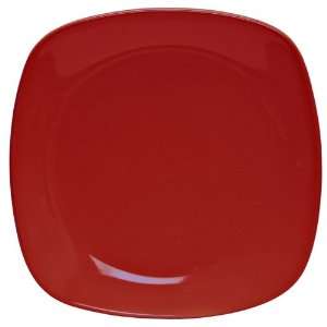 Colorcode Soft Square Plate   Rhubarb:  Patio, Lawn 