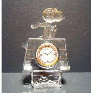 Waterford Marquis Peanuts Snoopy Flying Ace Clock:  Home 