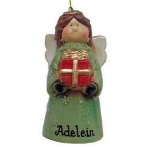  Angel Bell Green Christmas Ornament: Home & Kitchen