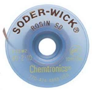  Chemtronics Soder Wick, Sz 2, Rosin SD, .060W X 10 