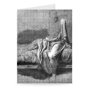Study for the Death of Socrates (pen & ink   Greeting Card (Pack of 