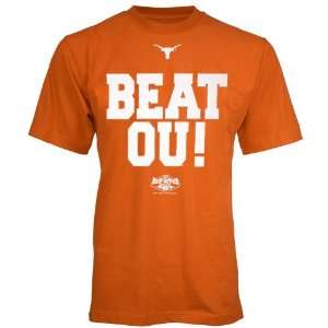  Texas Longhorns Burnt Orange Red River Rivalry T shirt 